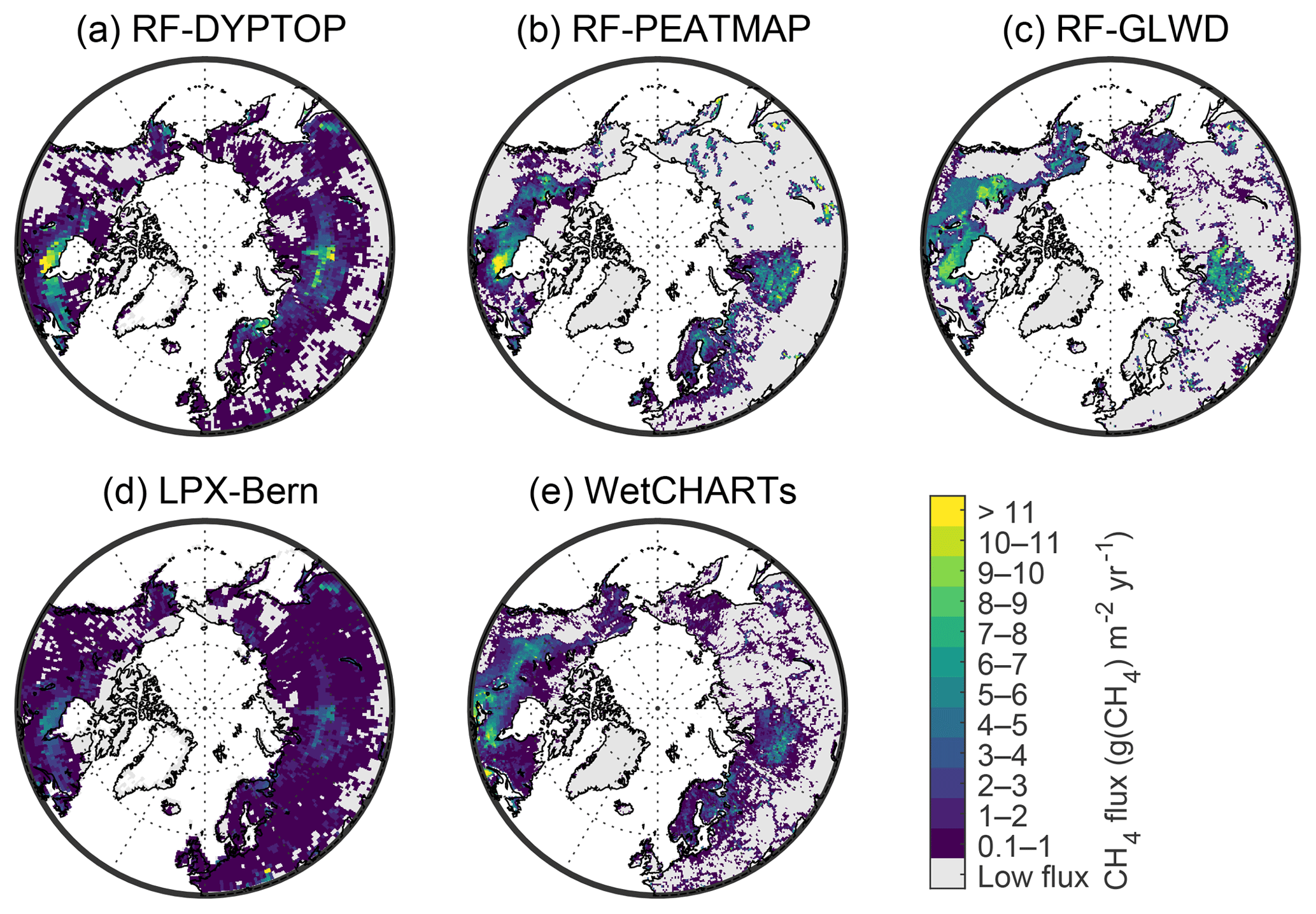 Essd Monthly Gridded Data Product Of Northern Wetland Methane