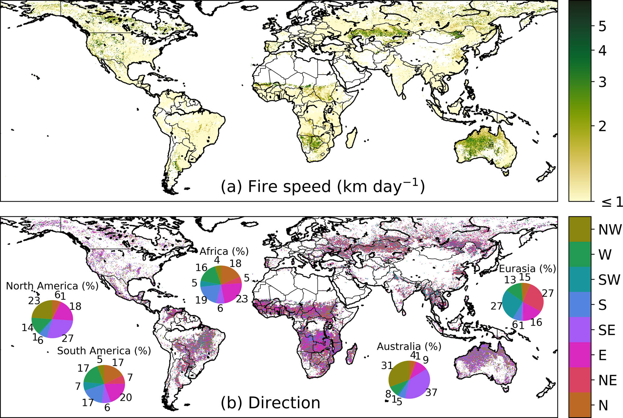 ESSD The Global Fire Atlas of individual fire size, duration, speed