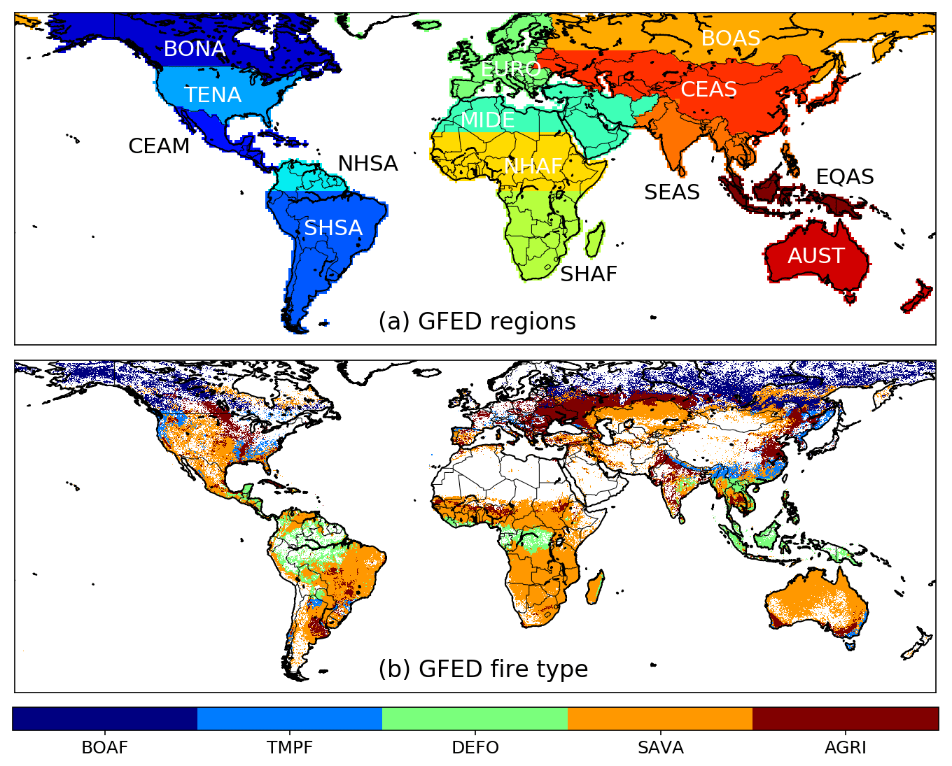 ESSD The Global Fire Atlas of individual fire size, duration, speed