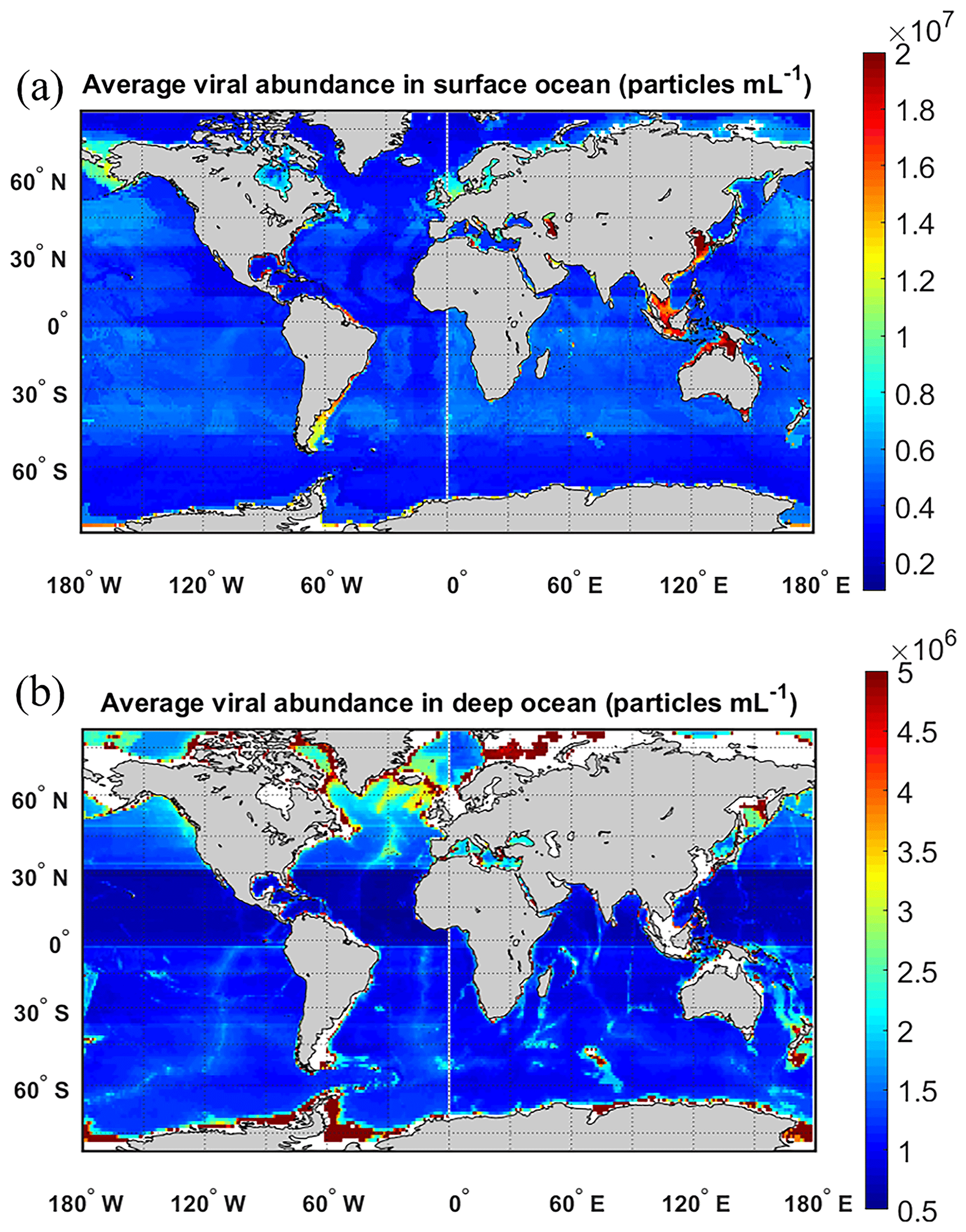 Essd A Global Viral Oceanography Database Gvod