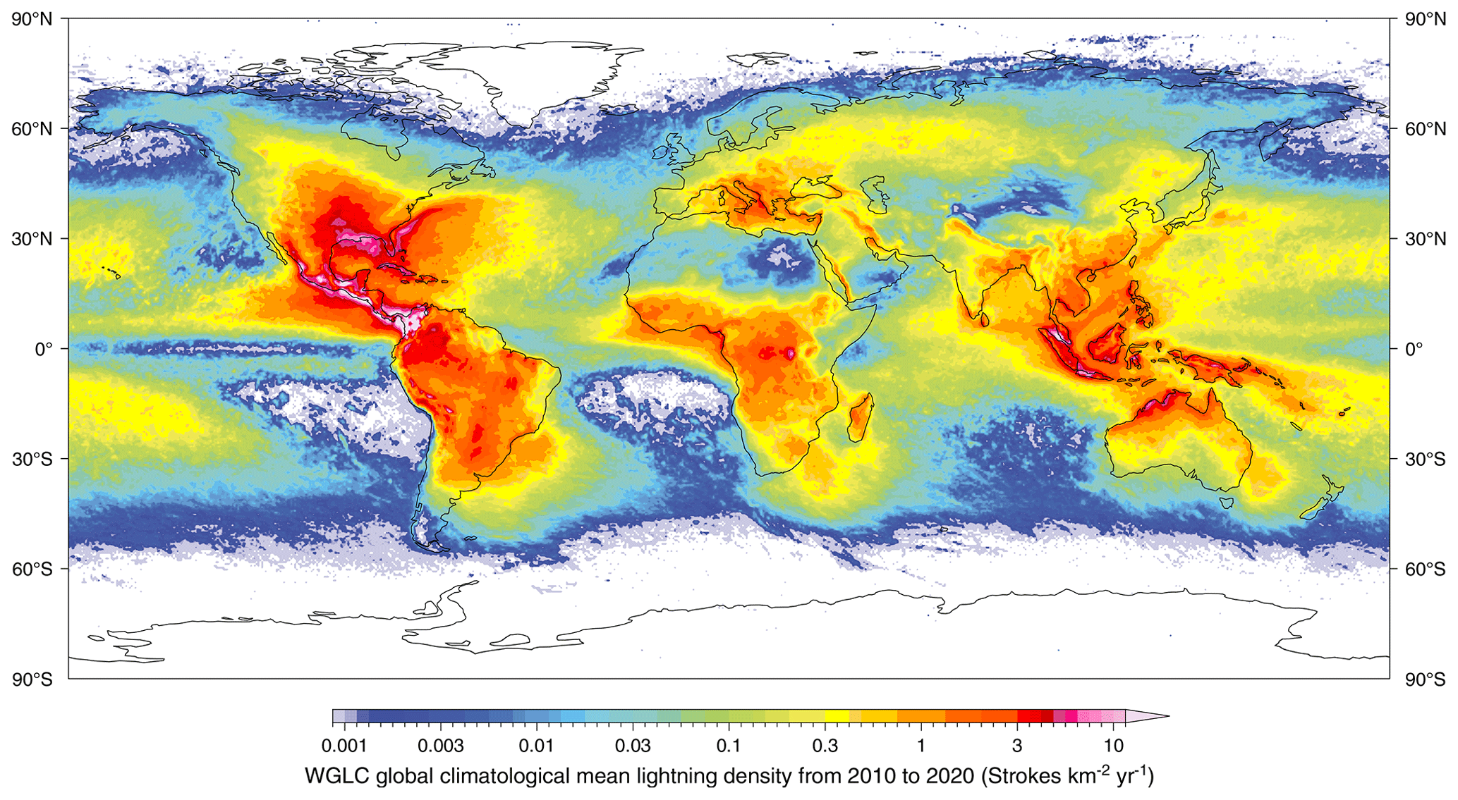 ESSD - The WGLC global gridded lightning climatology and time series