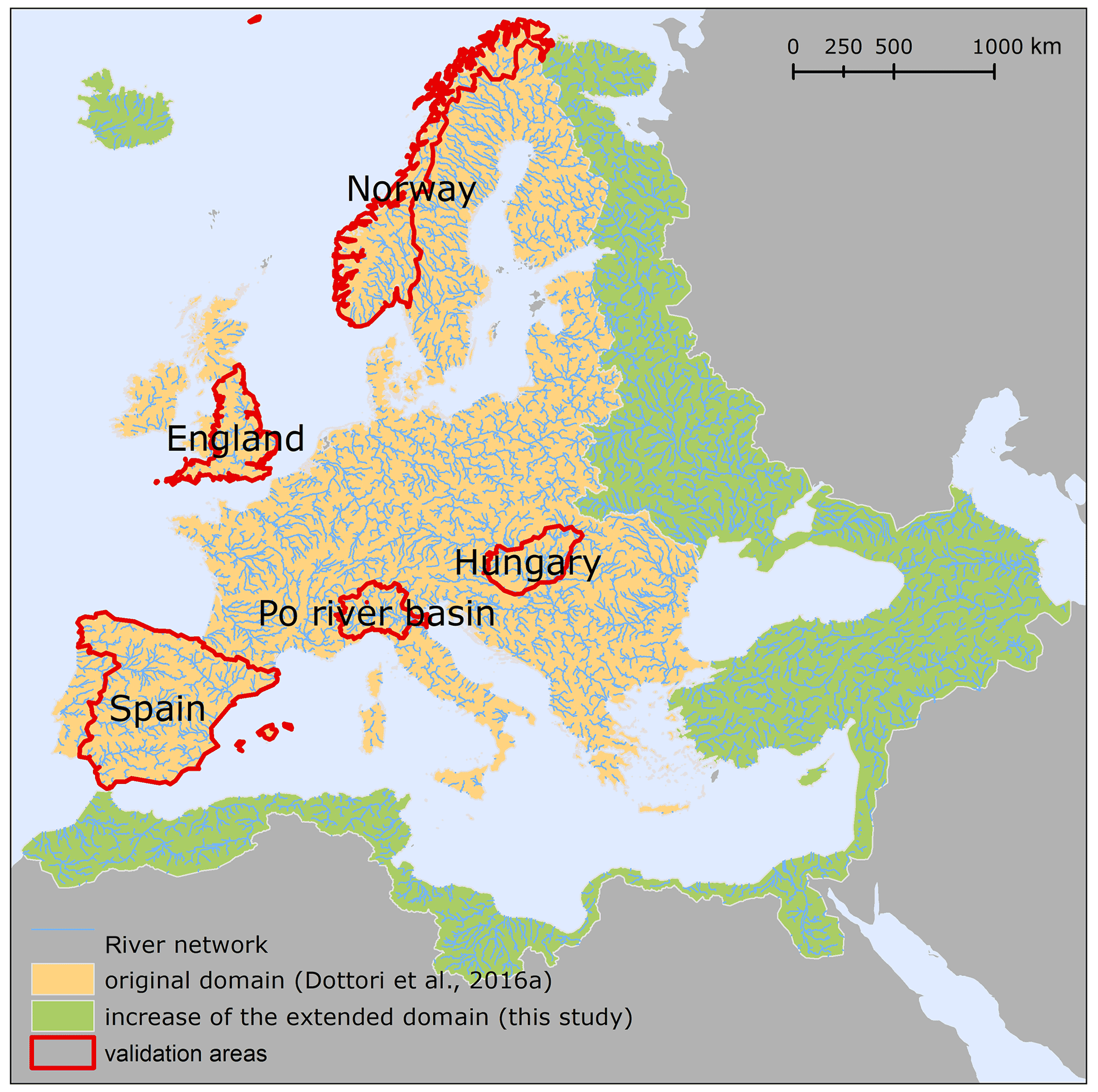 Map of the  basin showing the regions and sampling sites for