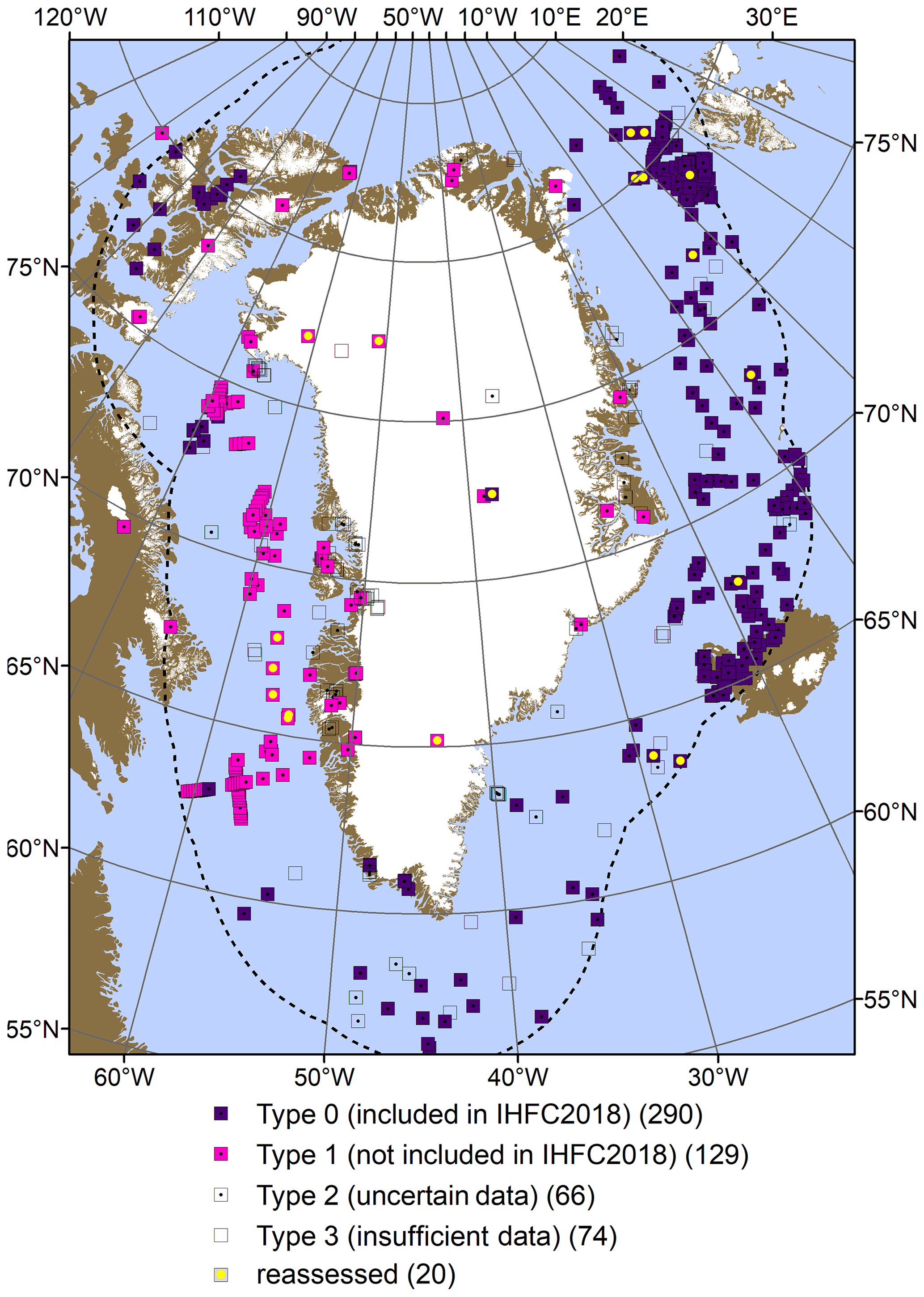ESSD - Greenland Geothermal Heat Flow Database and Map (Version 1)