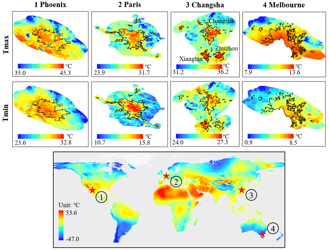 ESSD - A global dataset of daily maximum and minimum near-surface