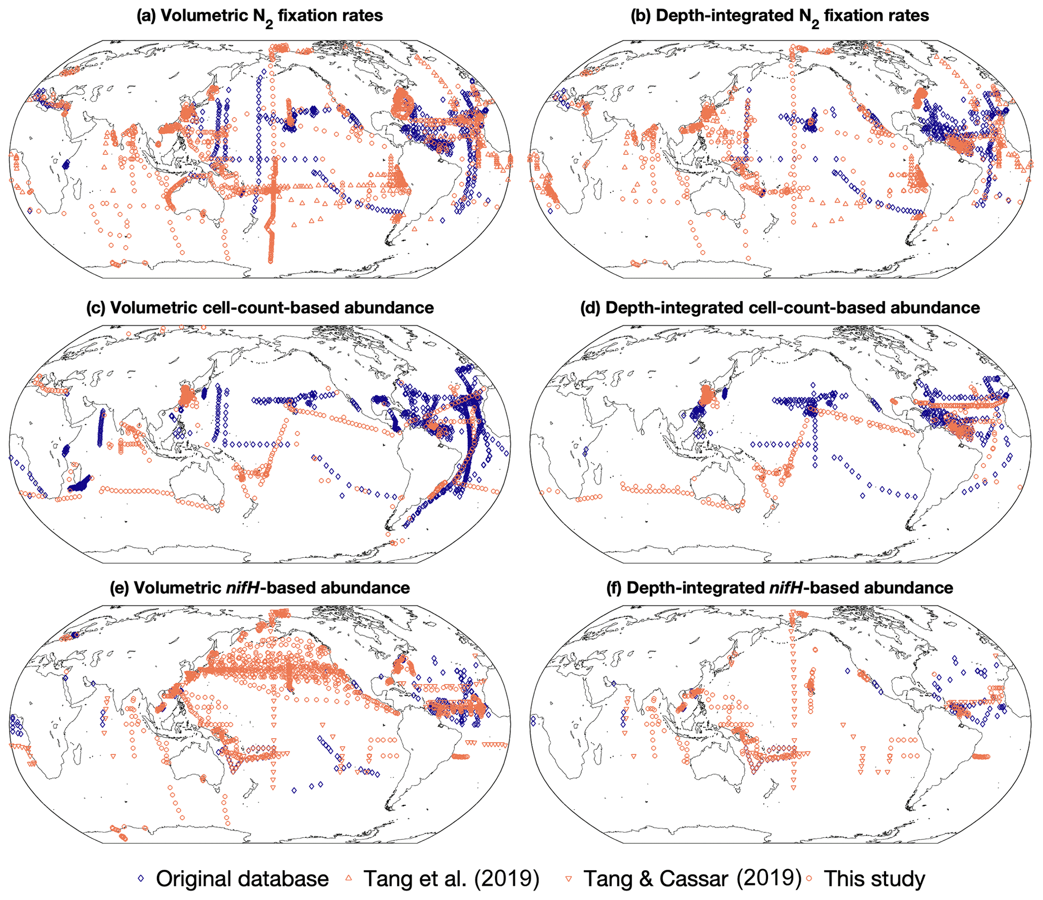 ESSD - Global oceanic diazotroph database version 2 and elevated